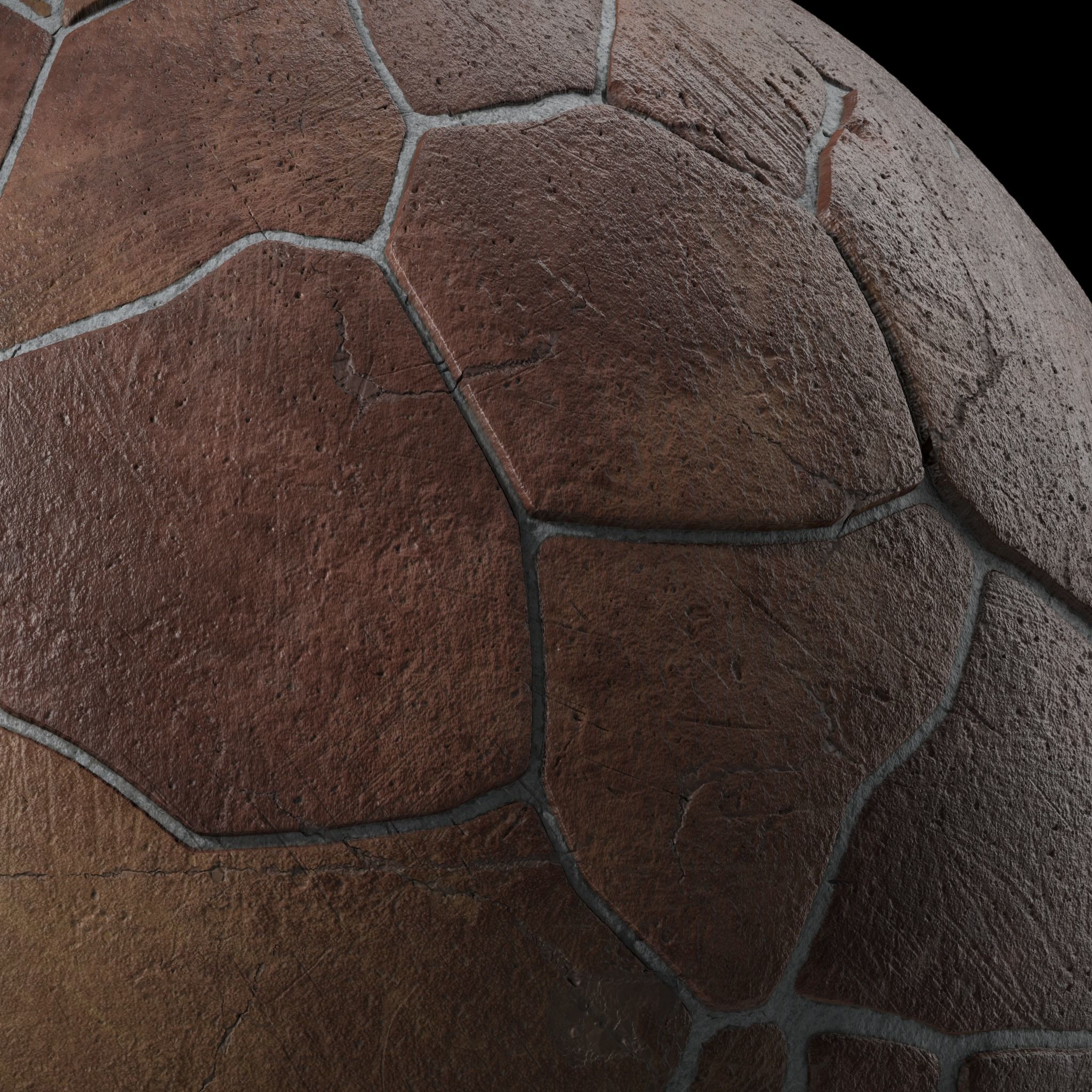 Stone Wall Materials 64- Decorative Stone Sbsar Pbr 4k Seamless Texture_2