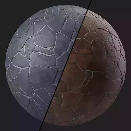 Stone Wall Materials 64- Decorative Stone Sbsar Pbr 4k Seamless Texture