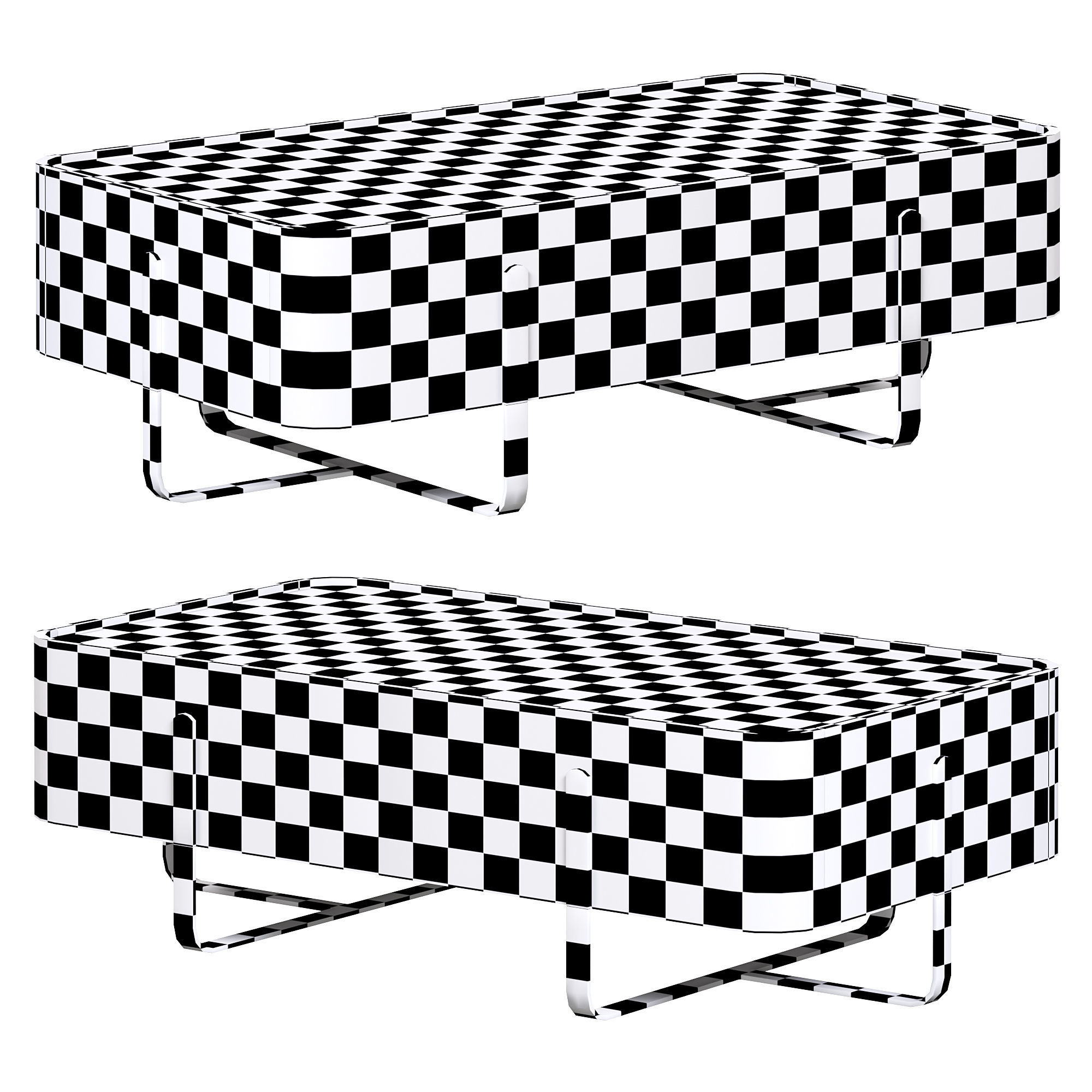 modern coffee table by homary 3D model_4