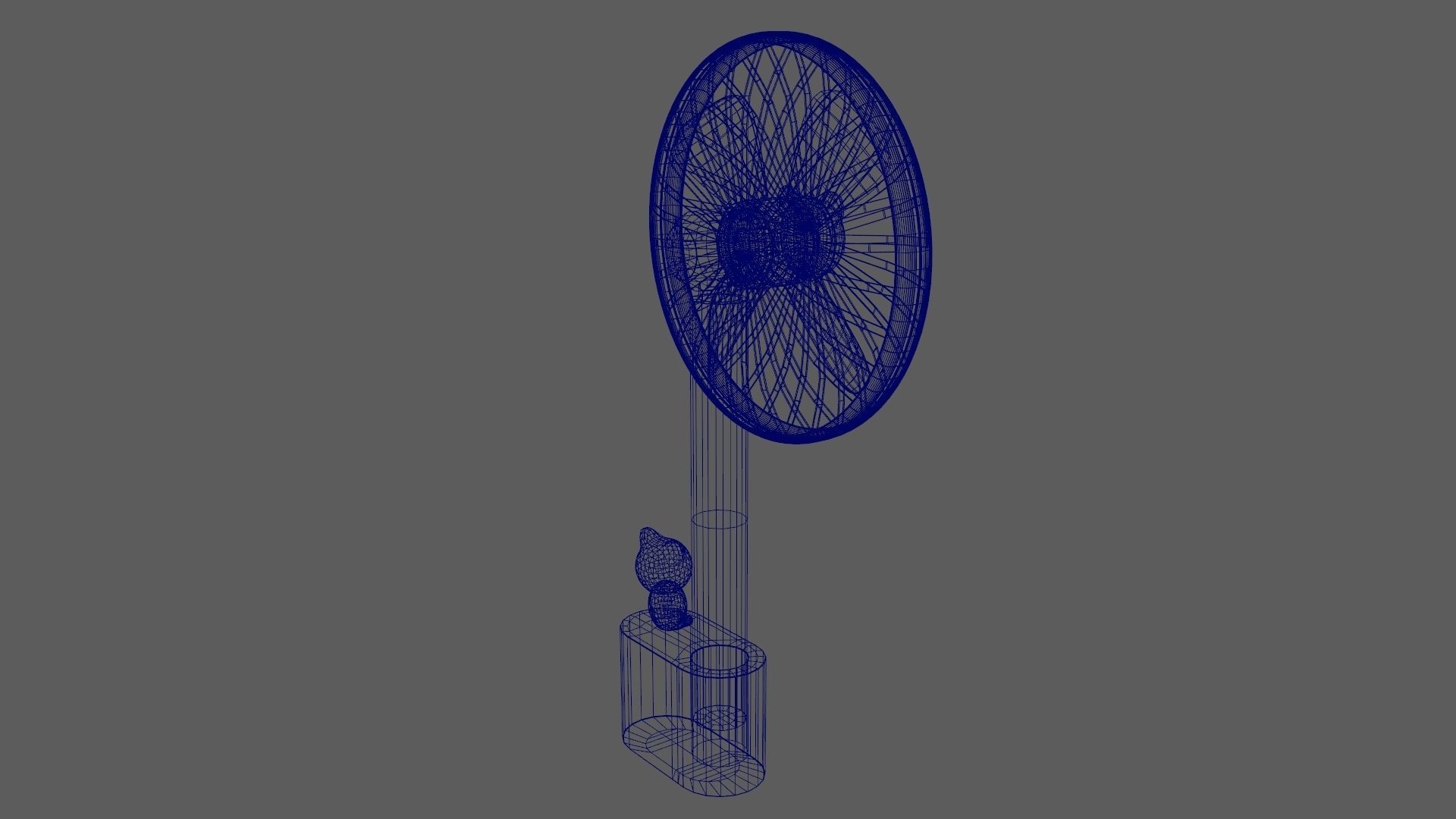 Electric Fan Child Toy Fan Bear Fan Pink 3D model_16