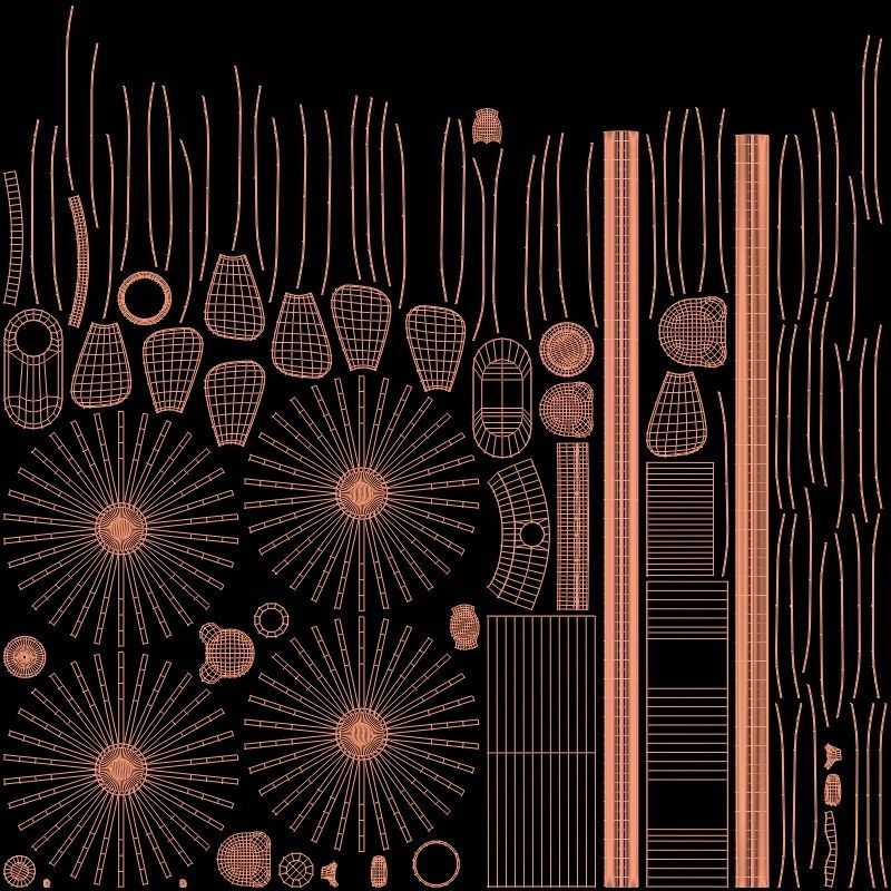 Electric Fan Child Toy Fan Bear Fan Pink 3D model_21