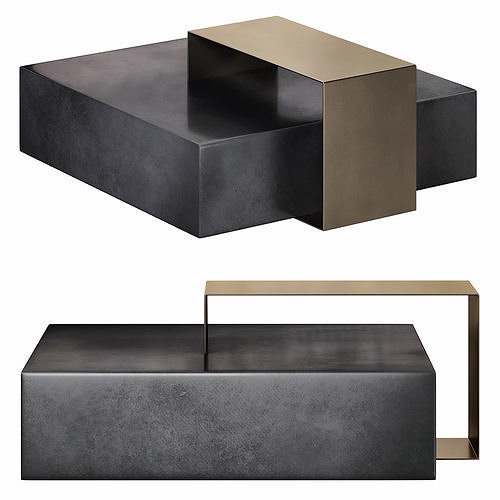 black coffee table by homary 3D model | CGTrader