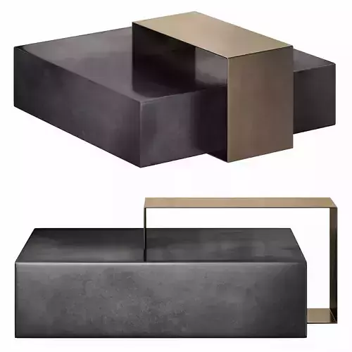 black coffee table by  homary