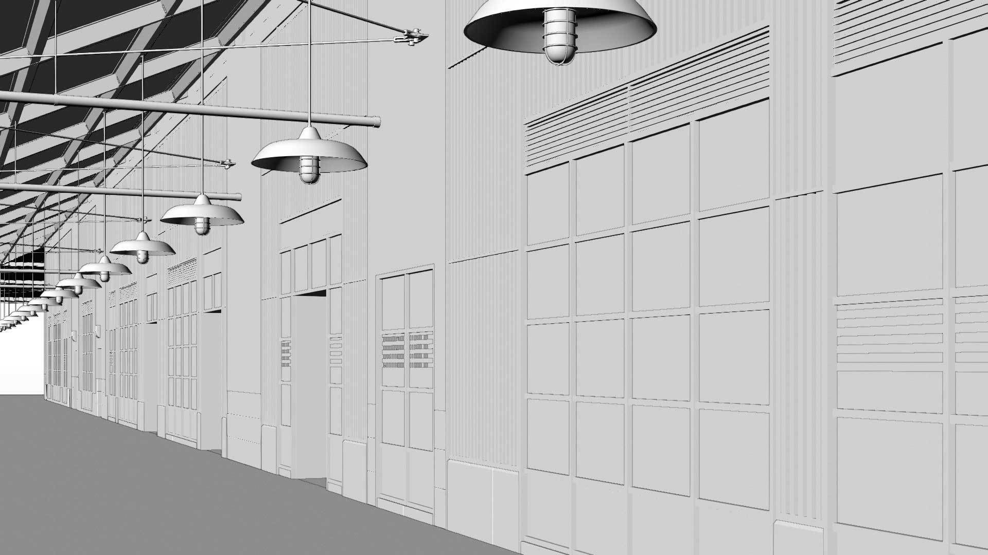 Fulton Market NYC building 3D model_8