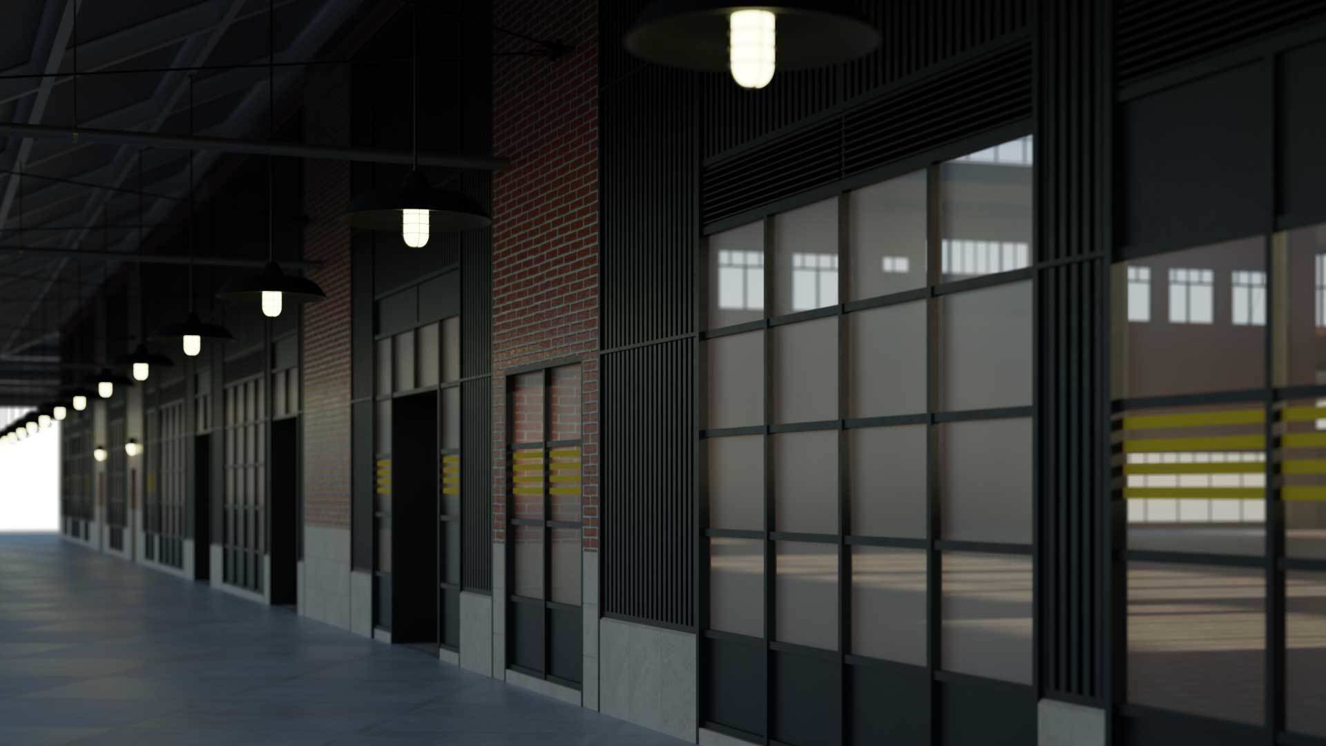 Fulton Market NYC building 3D model_7