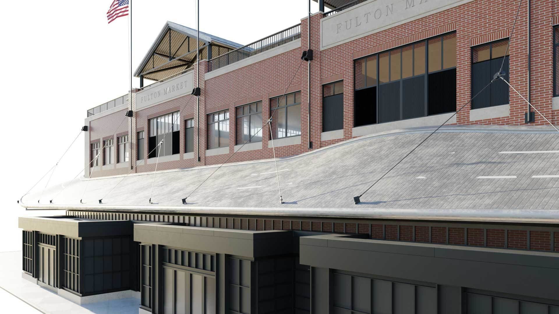 Fulton Market NYC building 3D model_15