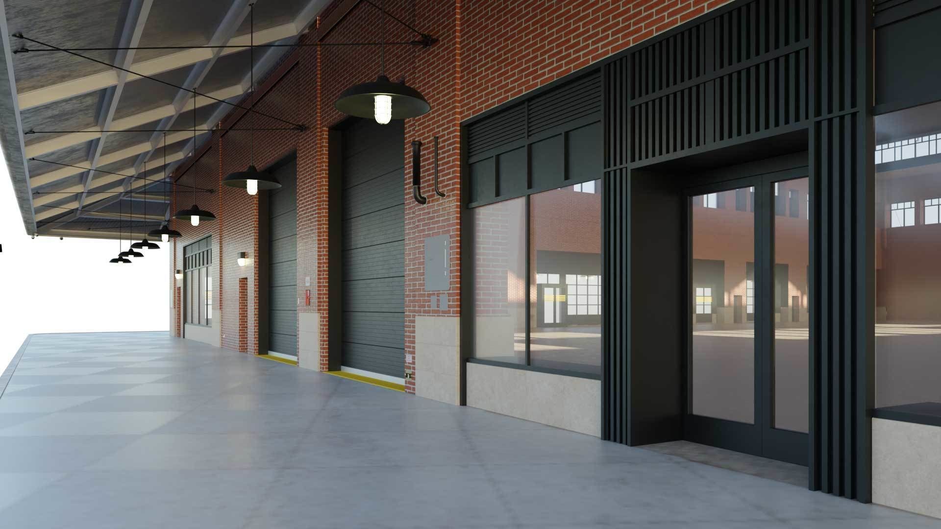 Fulton Market NYC building 3D model_13