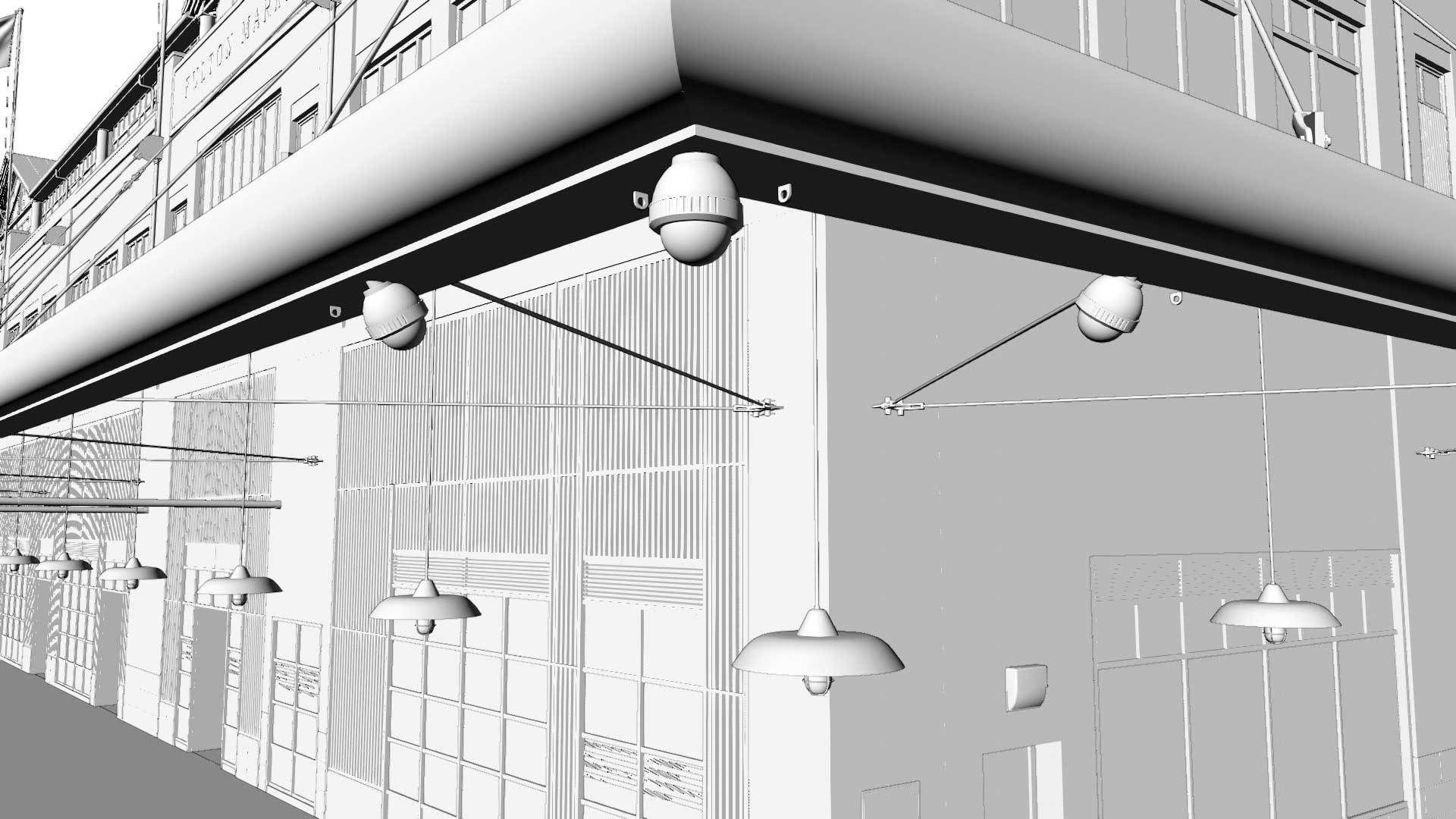 Fulton Market NYC building 3D model_12