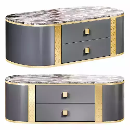 512 modern oval coffee table