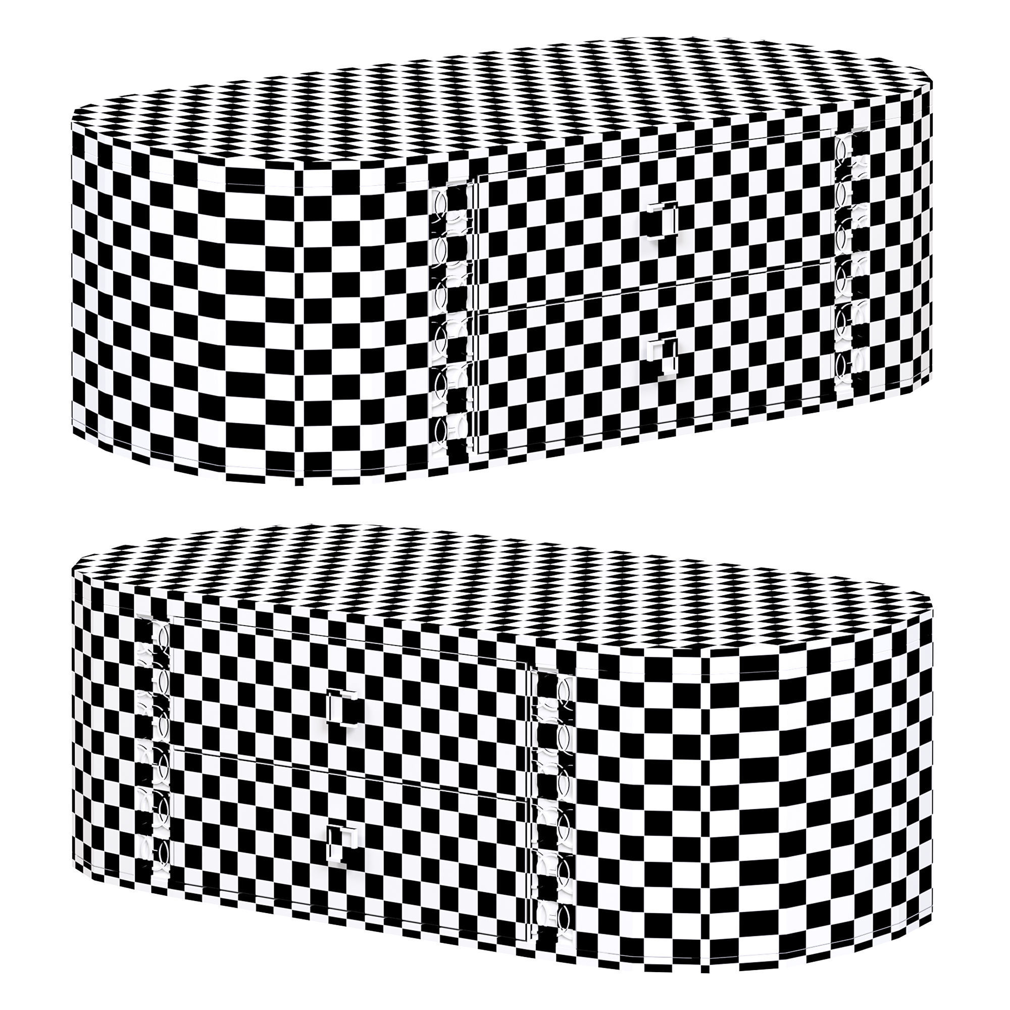 512 modern oval coffee table 3D model_4