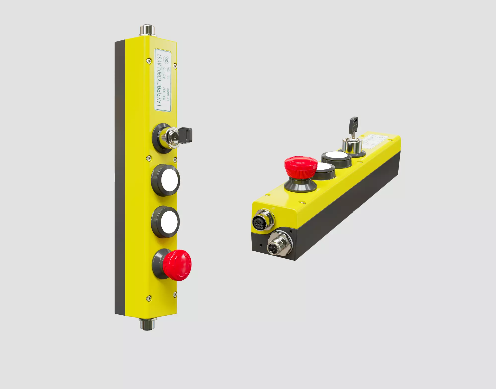 button switch operation box 3D model_0