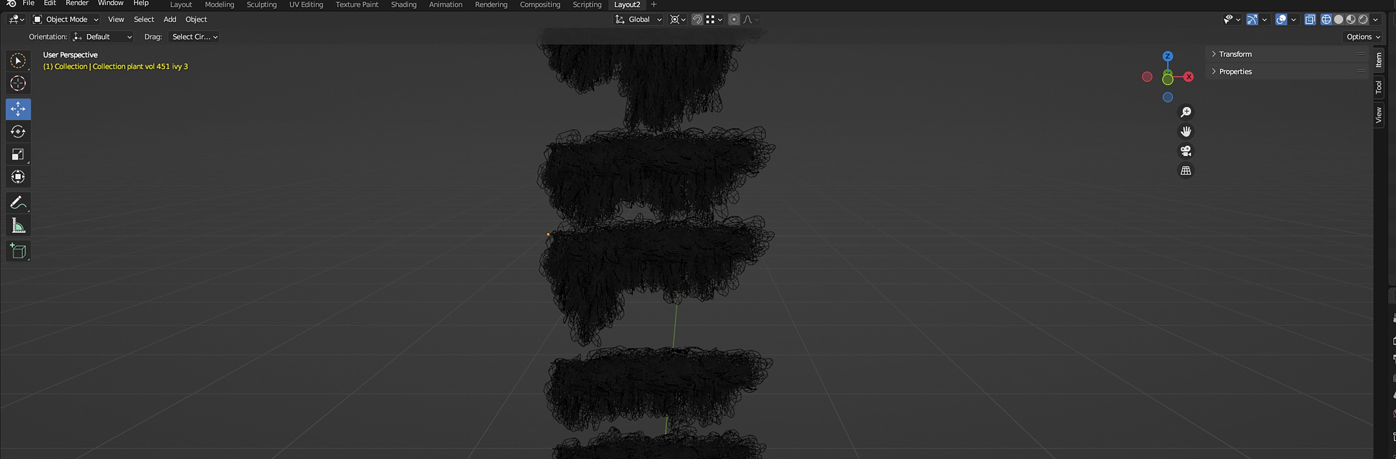  Collection plant vol 451 - blender model  3D model_8