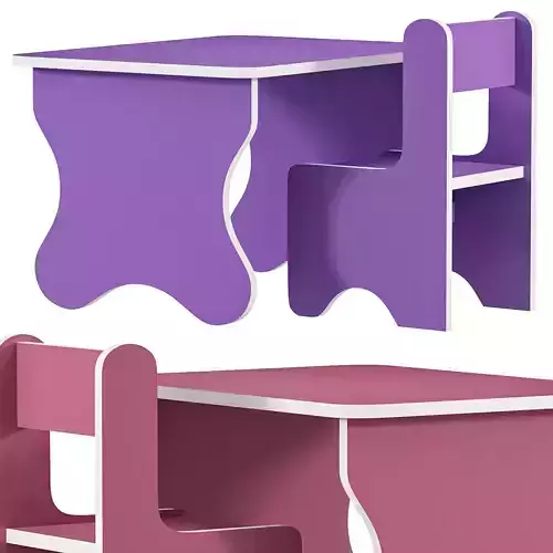  Princess Set of childrens furniture by  sima 3D model