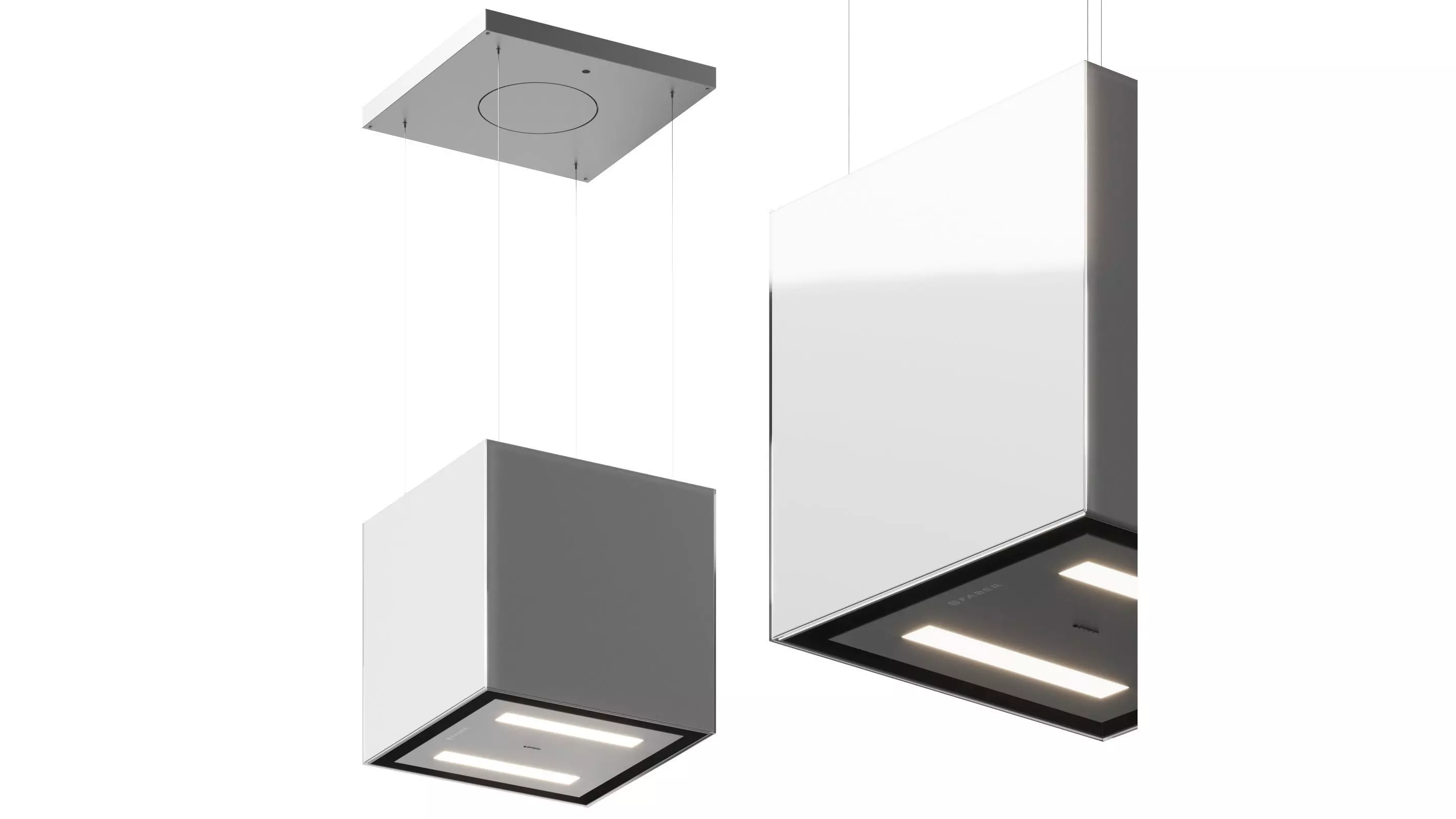 FABER LYBRA PLUS INOX hood 3D model
