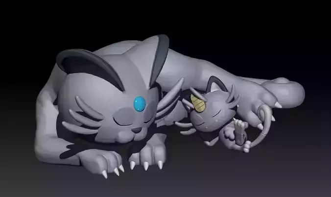 Pokemon Alolan Meowth Persian