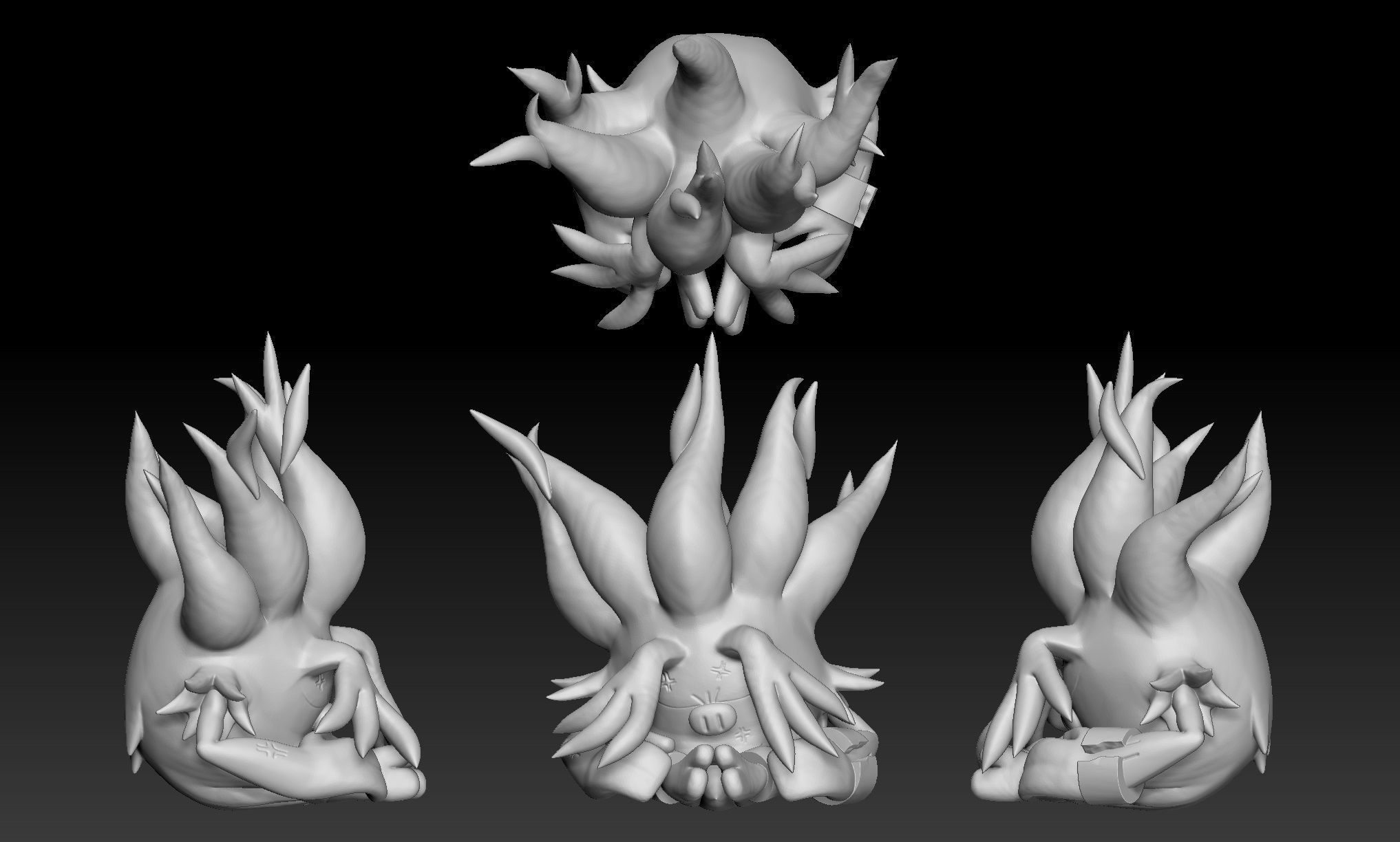 Pokemon Annihilape 3D print model_1