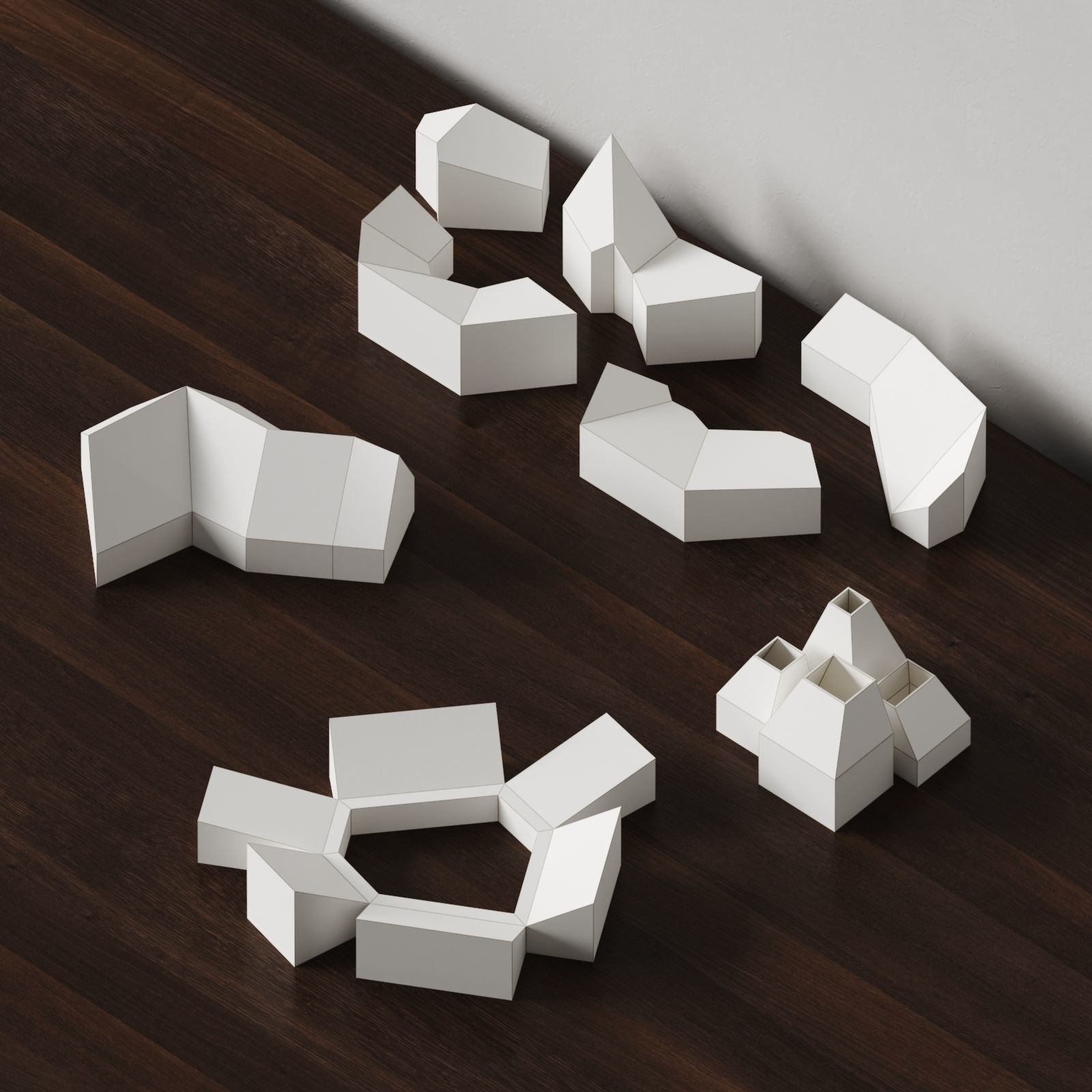 Architecture paper models 3D model_2