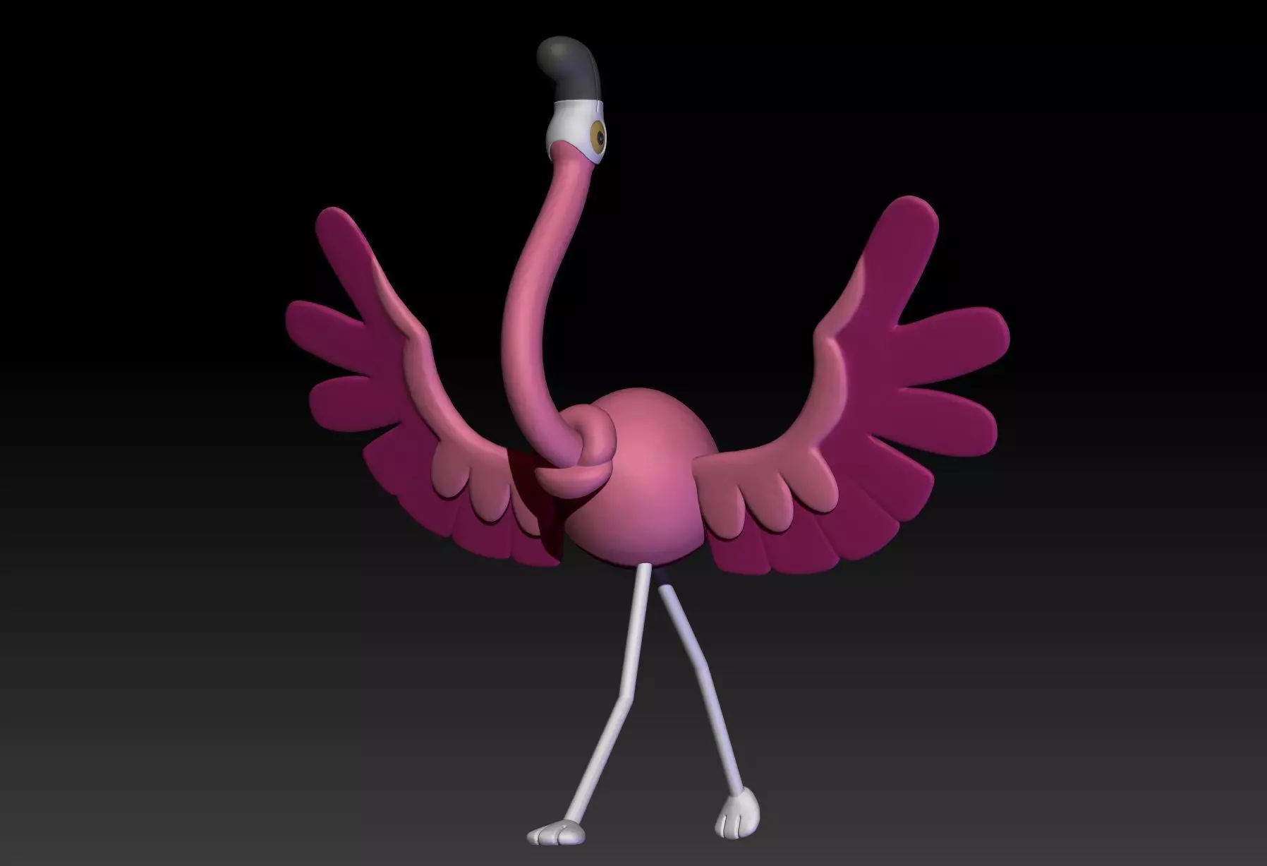 Pokemon Flamigo 3D print model