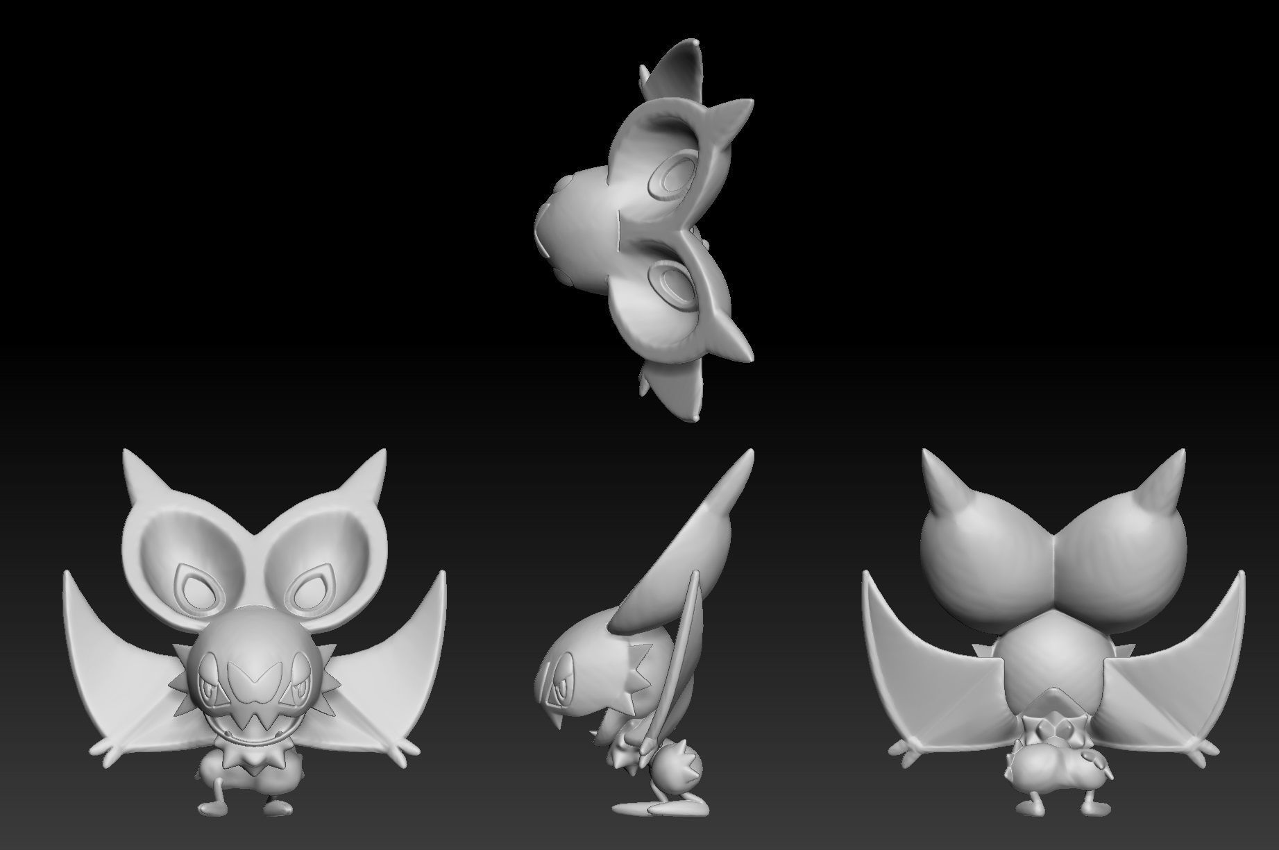 Pokemon Noibat Noivern 3D print model_1