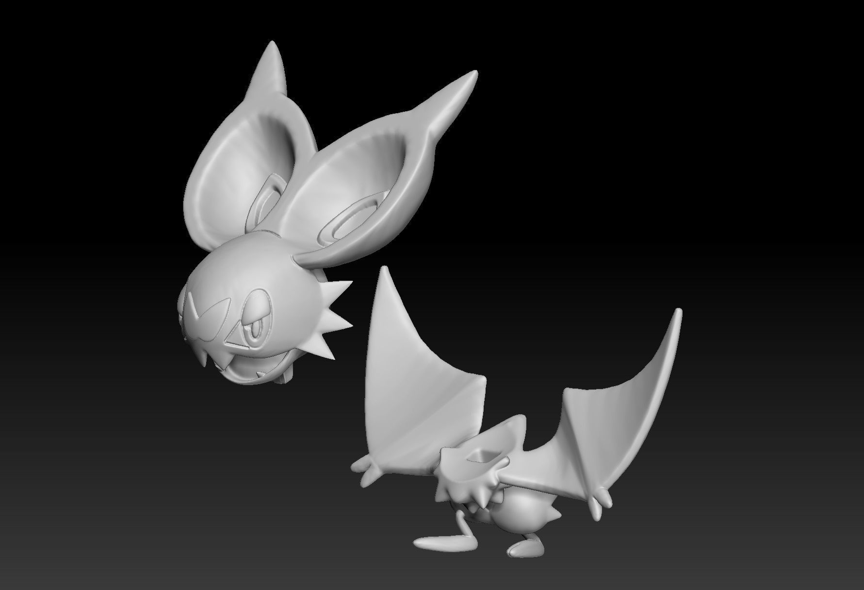 Pokemon Noibat Noivern 3D print model_3