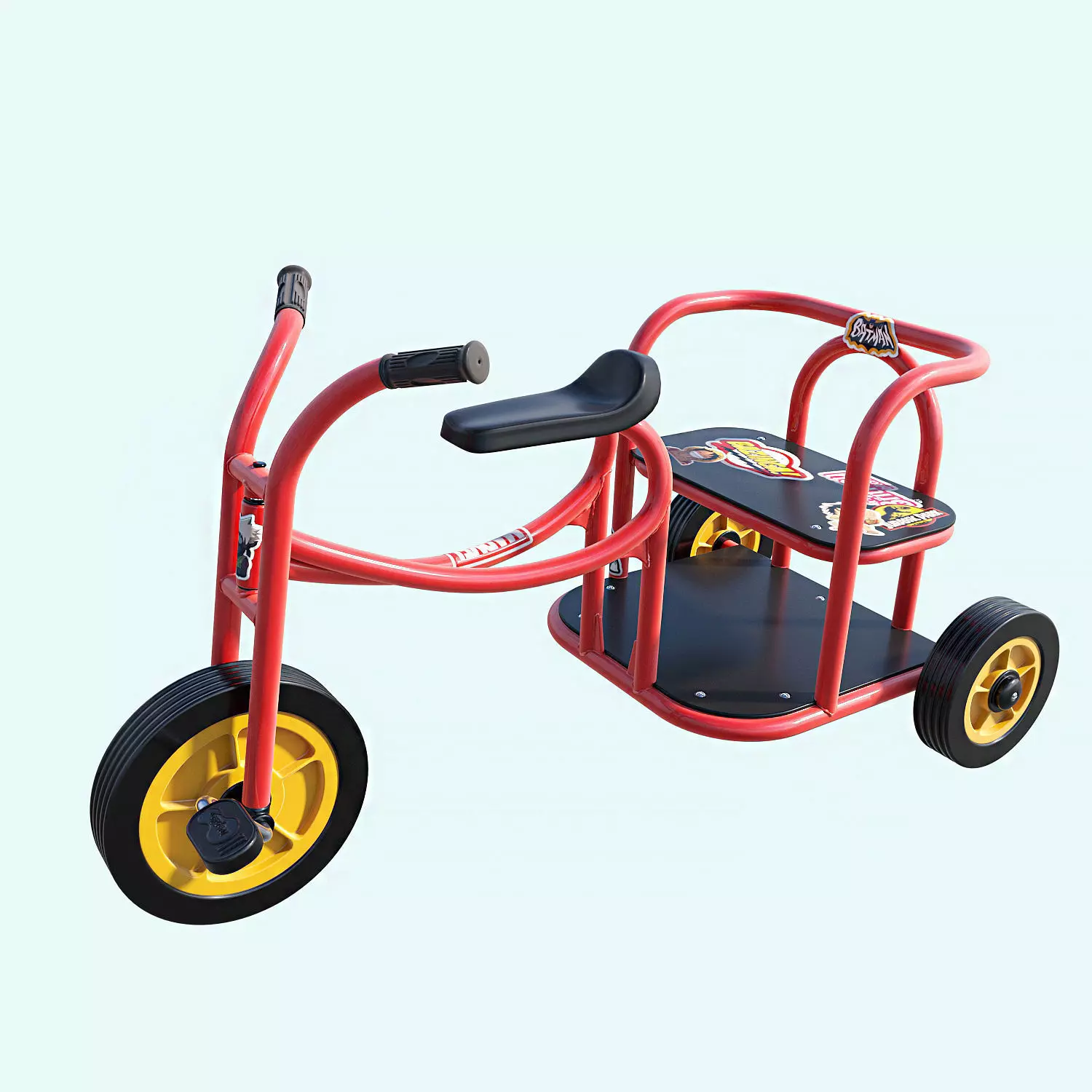 Weplay Tuk Tuk Kid Bicycle Children bike 3D model_0