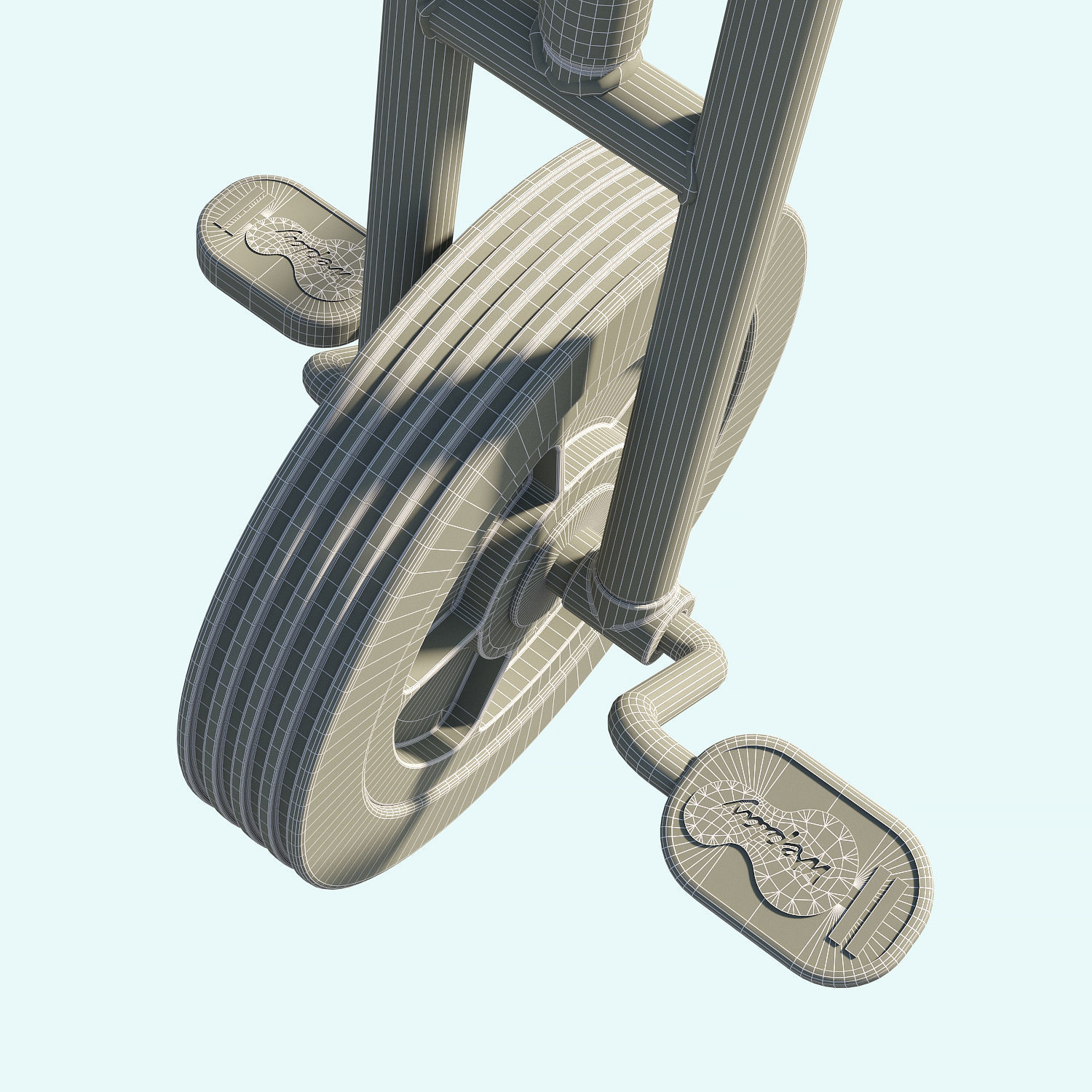 Weplay Tuk Tuk Kid Bicycle Children bike 3D model_11