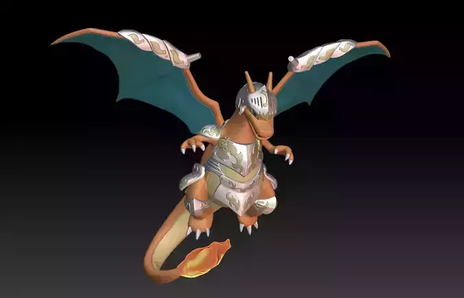 Pokemon Unite Charizard Knight Style