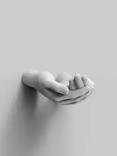 Two Hands Sculpture 3D print model