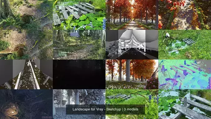 Landscape for Vray - Sketchup