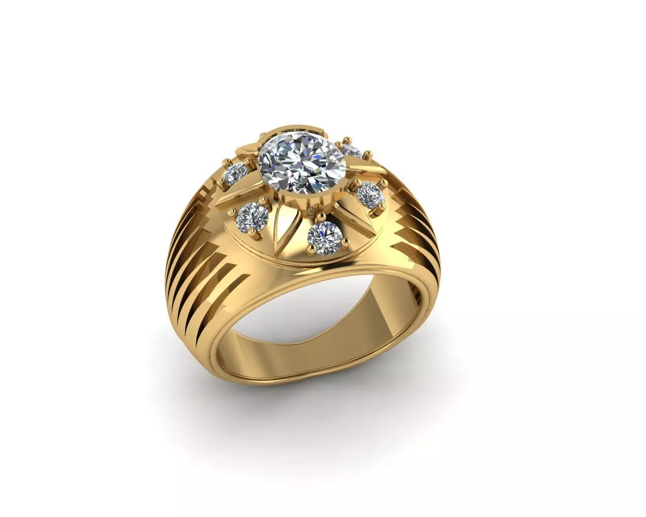 Rings 3D print model_0