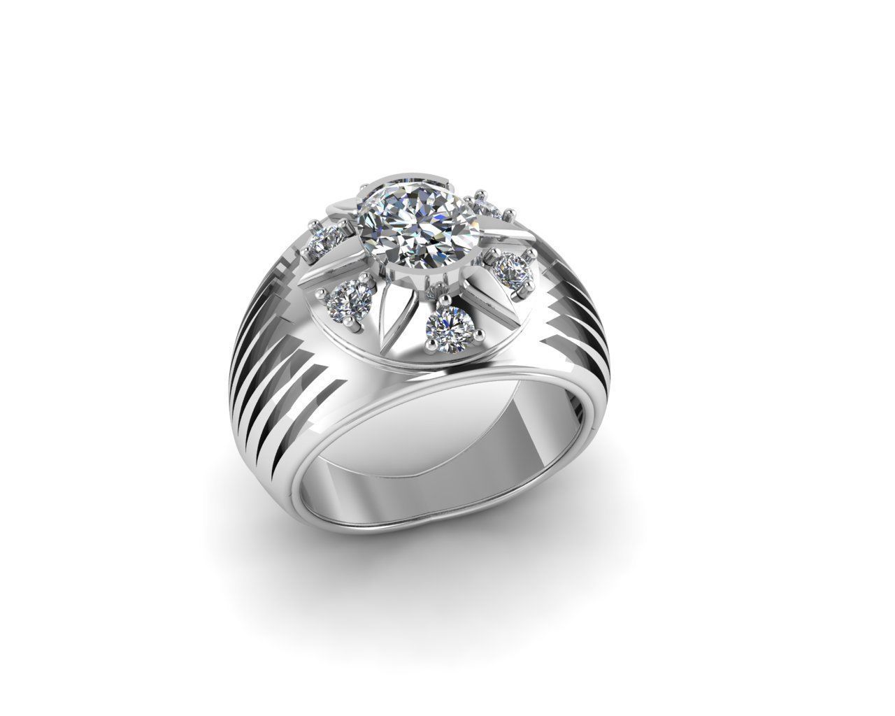 Rings 3D print model_1