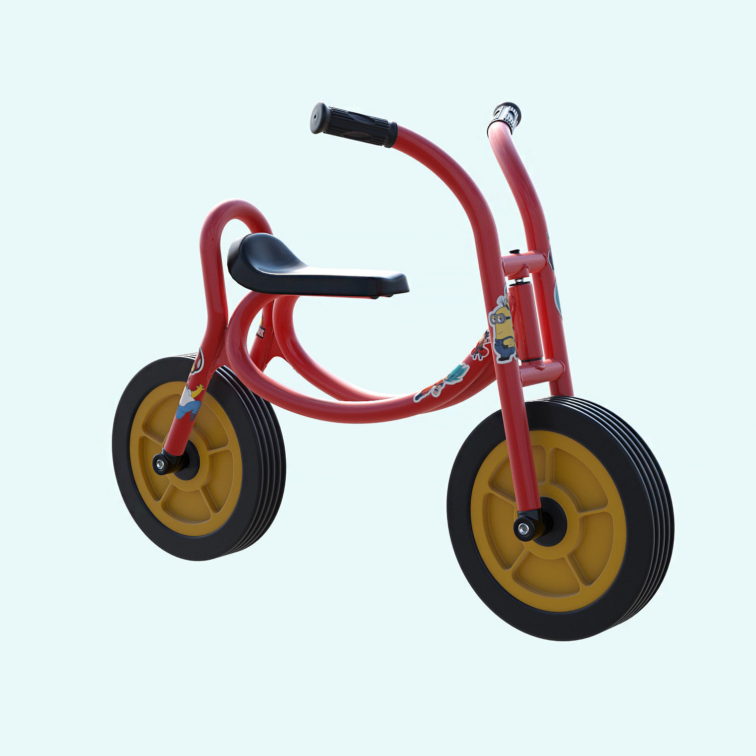 Weplay Walking Bike Children Kid bicycle 3D model_6