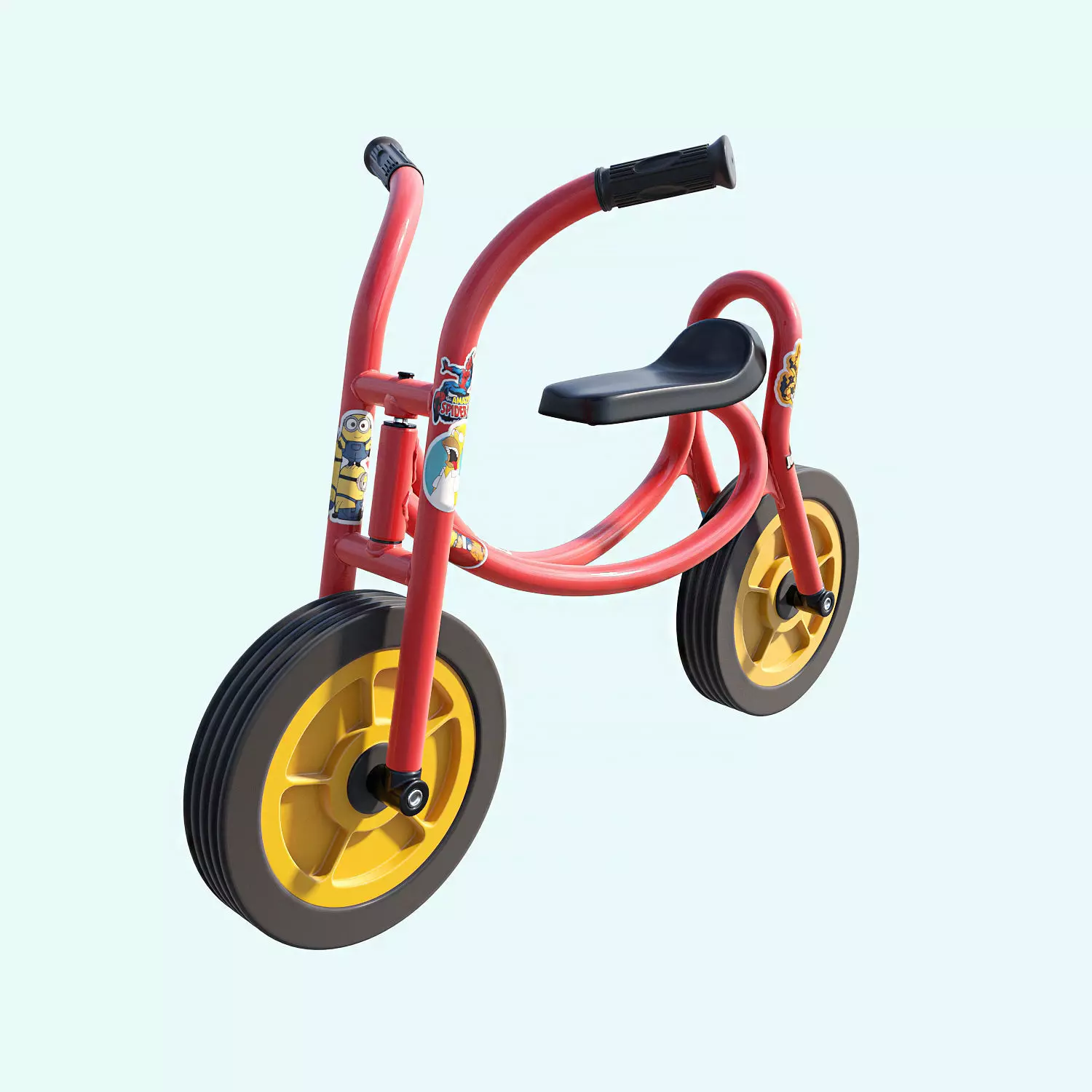 Weplay Walking Bike Children Kid bicycle 3D model_0
