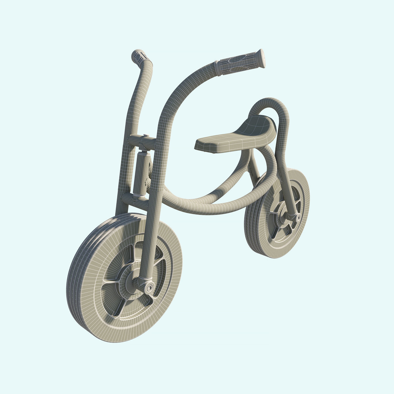 Weplay Walking Bike Children Kid bicycle 3D model_1