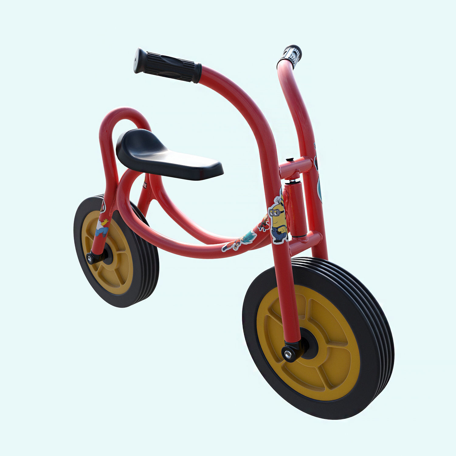 Weplay Walking Bike Children Kid bicycle 3D model_2