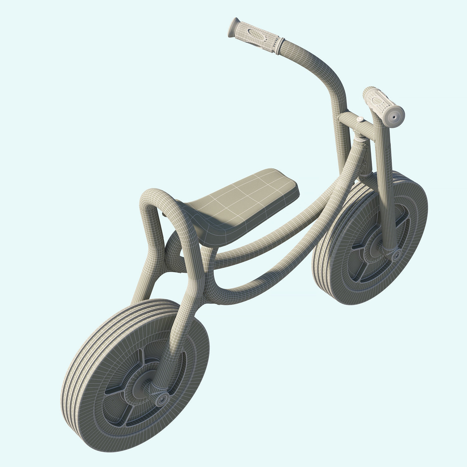 Weplay Walking Bike Children Kid bicycle 3D model_11