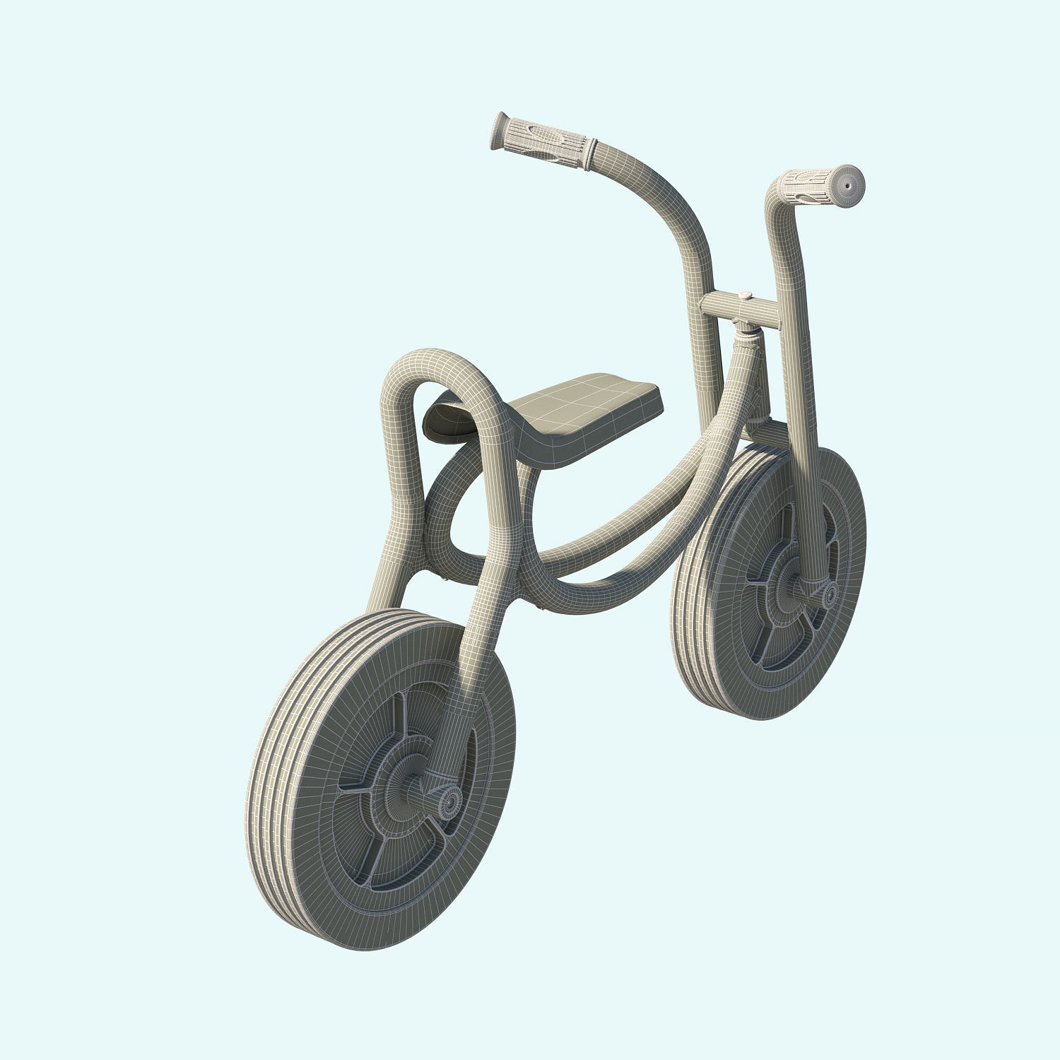 Weplay Walking Bike Children Kid bicycle 3D model_5