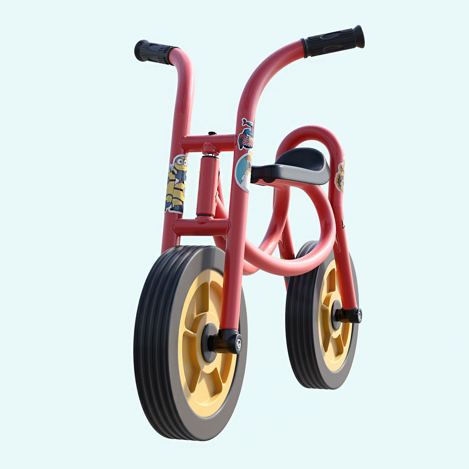 Weplay Walking Bike Children Kid bicycle 3D model_8