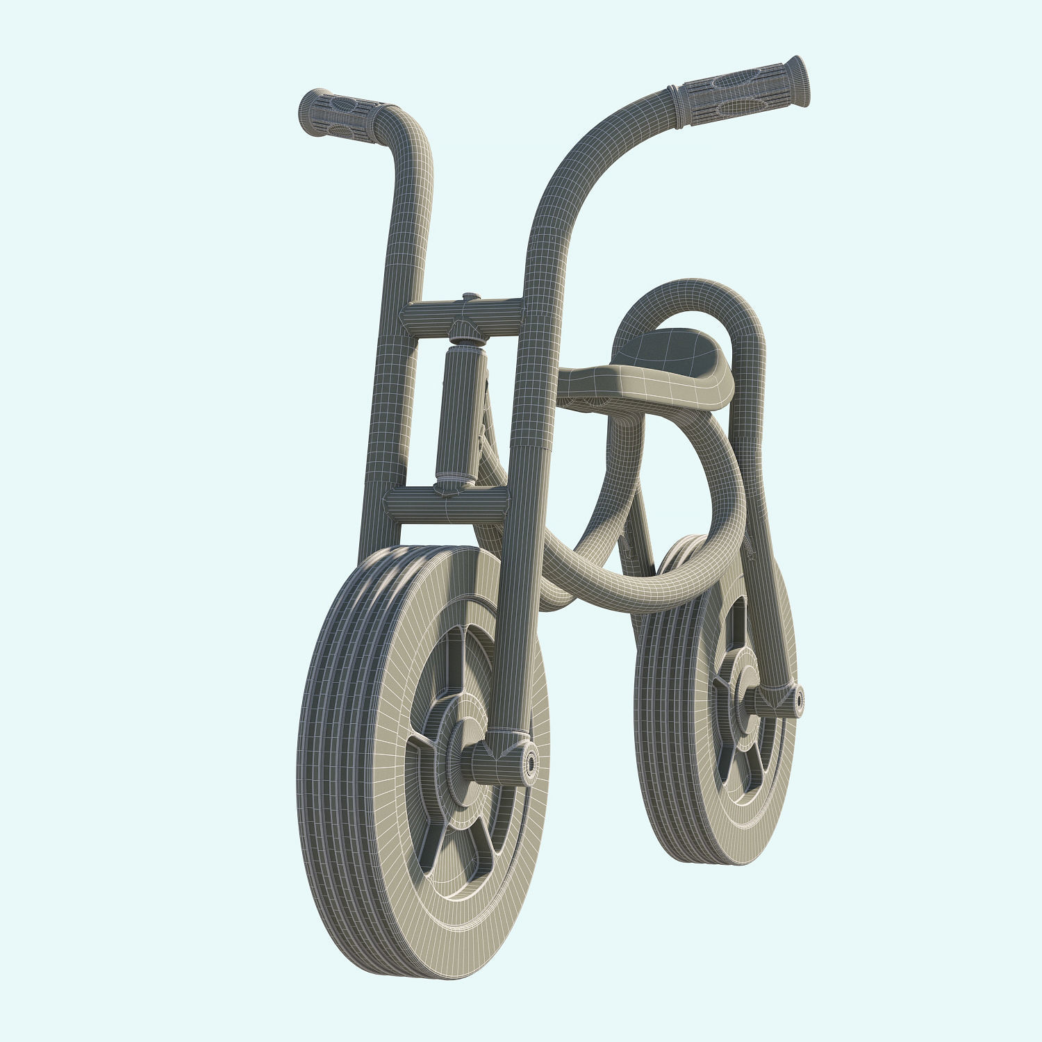 Weplay Walking Bike Children Kid bicycle 3D model_9