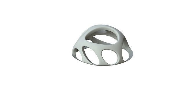 SciFi Cube Object No 57499 Low Poly Shape Low-poly 3D model