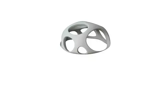 SciFi Cube Object No 57363 Low Poly Shape