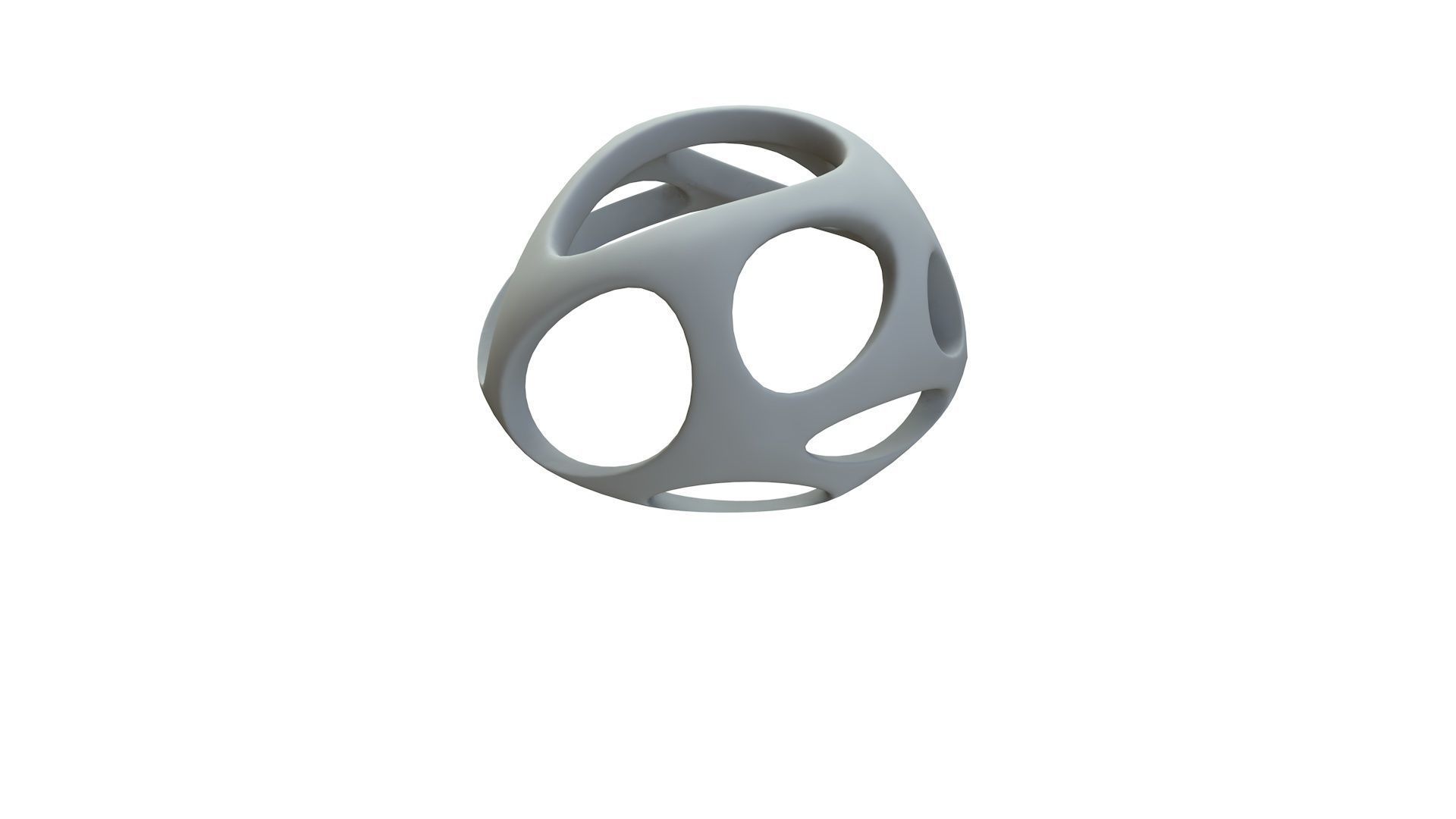3D model SciFi Cube Object No 57322 Low Poly Shape VR / AR / low-poly ...