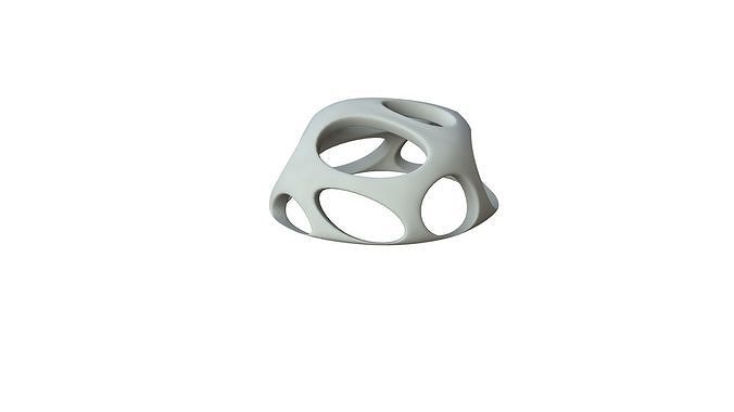 SciFi Cube Object No 57138 Low Poly Shape Low-poly 3D model