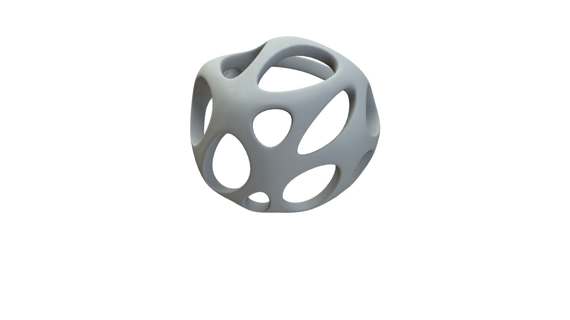 SciFi Cube Object No 56543 Low Poly Shape Low-poly 3D model_15