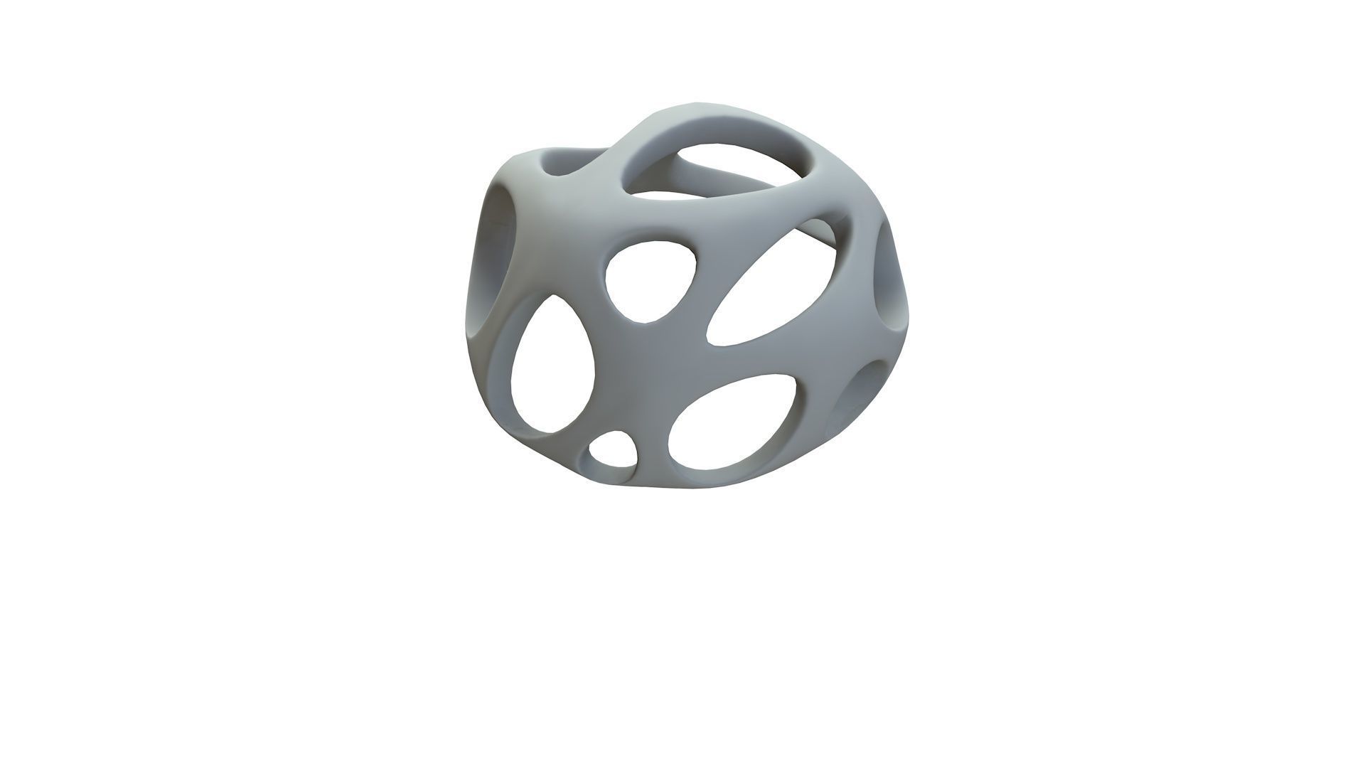 SciFi Cube Object No 56543 Low Poly Shape Low-poly 3D model_14