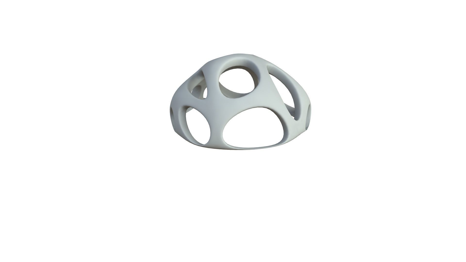 SciFi Cube Object No 56543 Low Poly Shape Low-poly 3D model_4