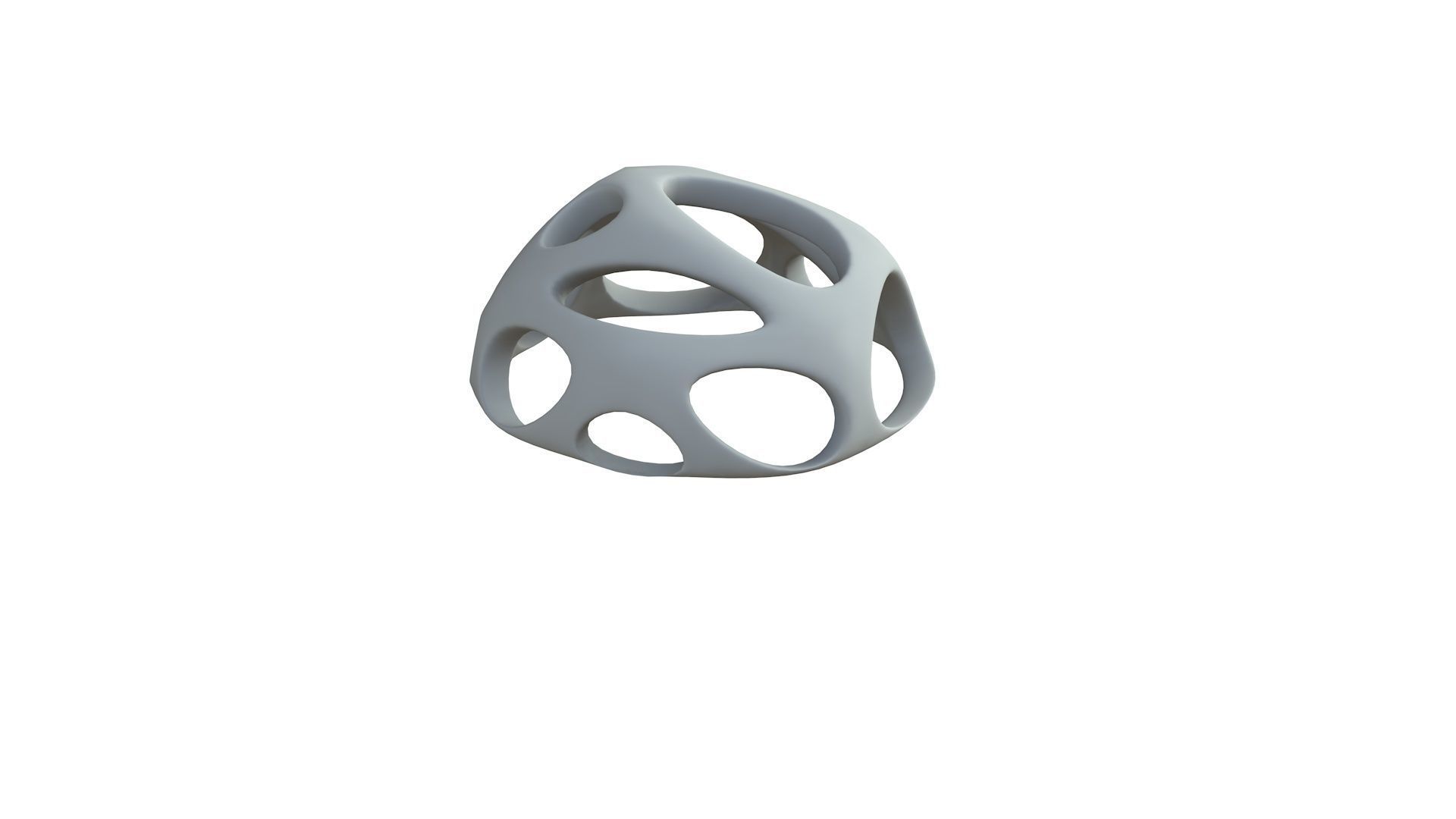 SciFi Cube Object No 56543 Low Poly Shape Low-poly 3D model_7