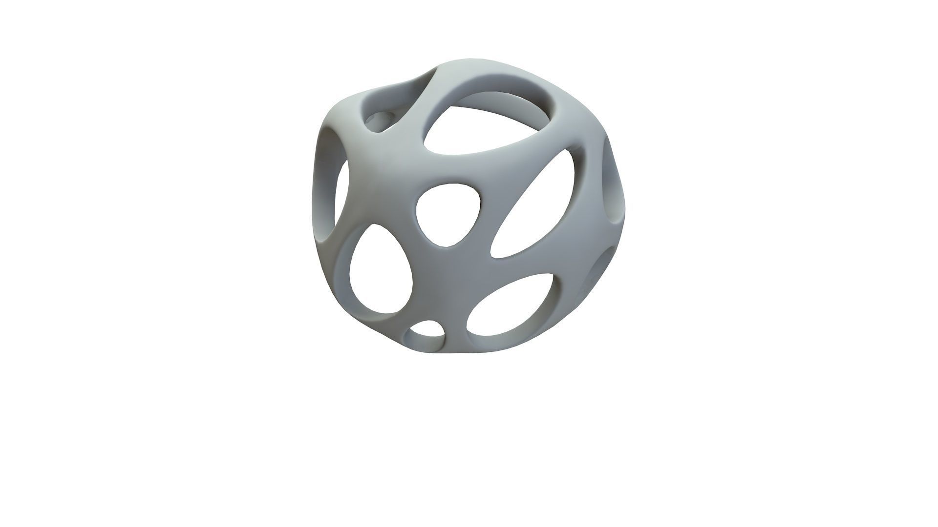 SciFi Cube Object No 56543 Low Poly Shape Low-poly 3D model_16