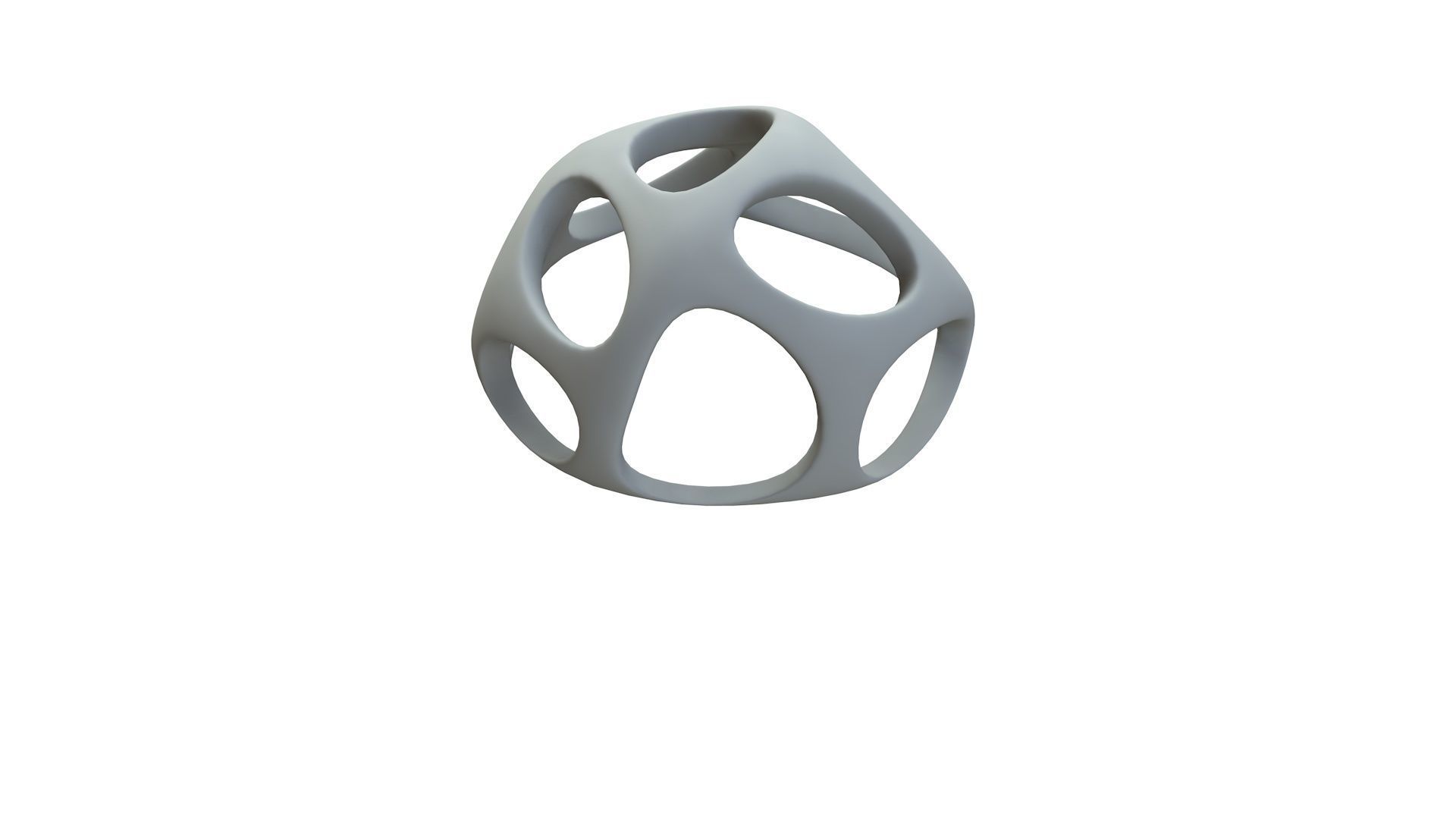 SciFi Cube Object No 56255 Low Poly Shape Low-poly 3D model_14