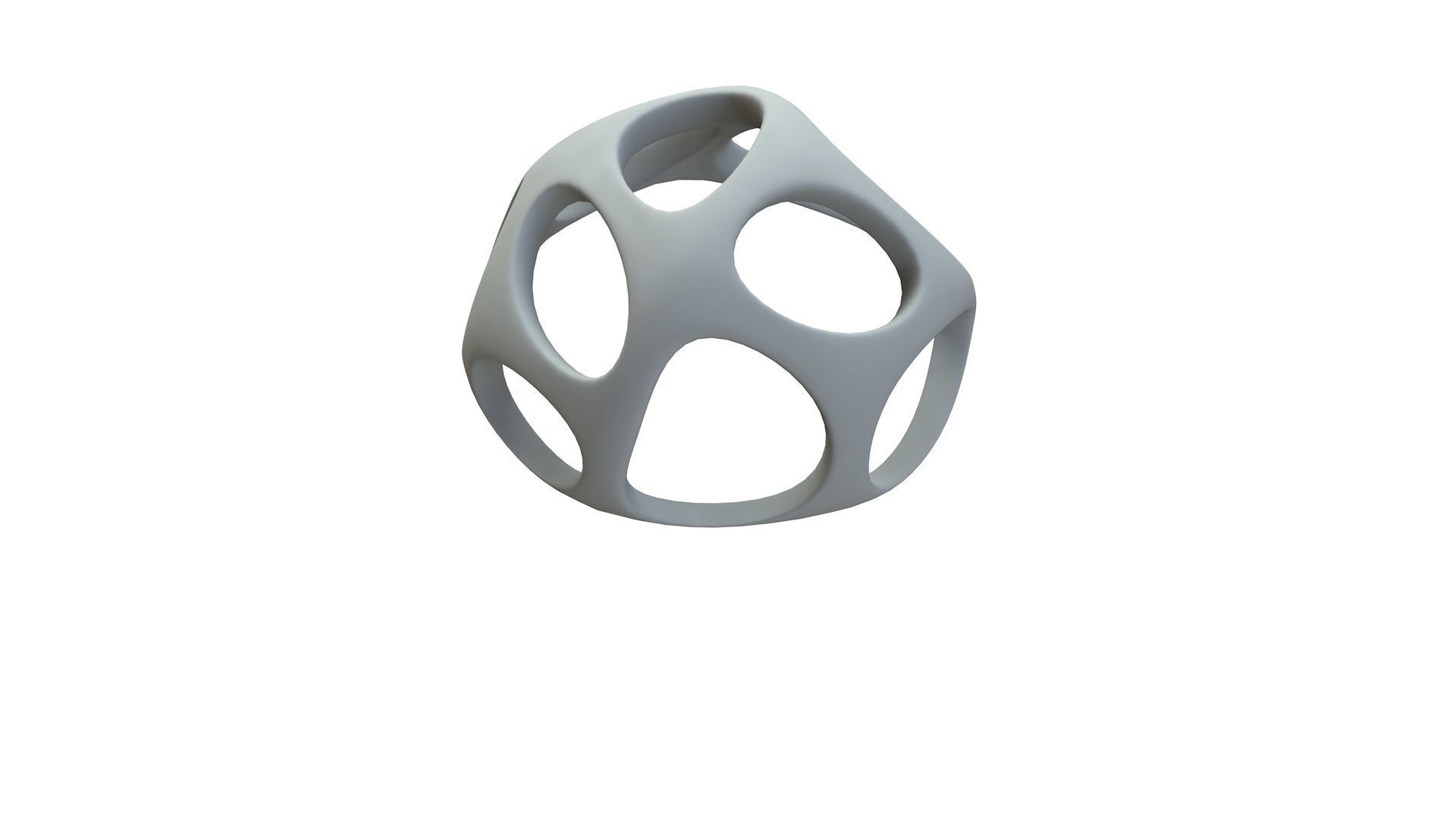 SciFi Cube Object No 56255 Low Poly Shape Low-poly 3D model_15